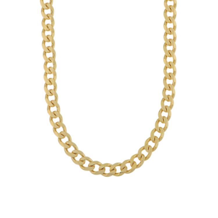 Vermeil 14k Yellow Gold Curb Chain (18 in)