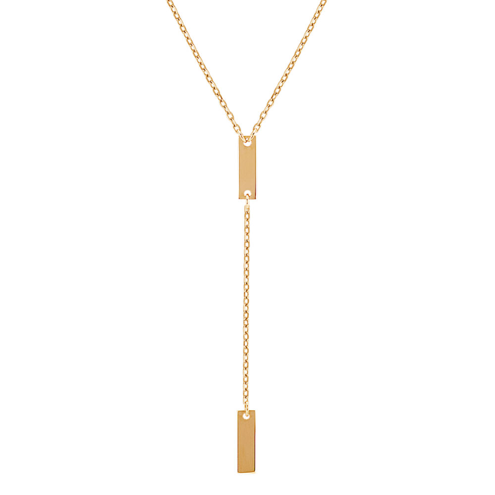 Vertical Double Bar Necklace (20'')