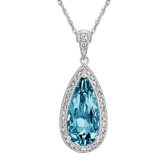 Diamond Pendant in 14k Rose Gold 