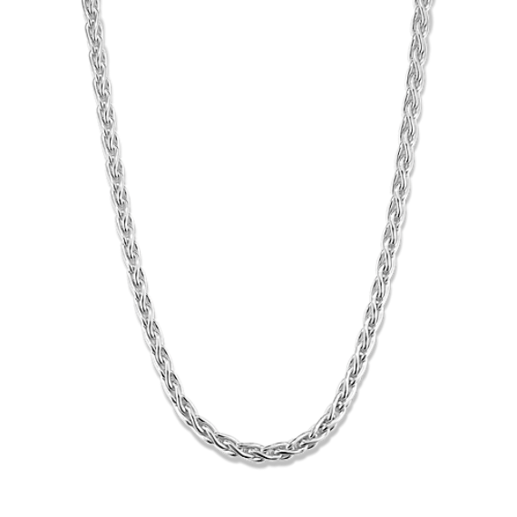 18'' Sterling Silver Wheat Chain (3.5mm)