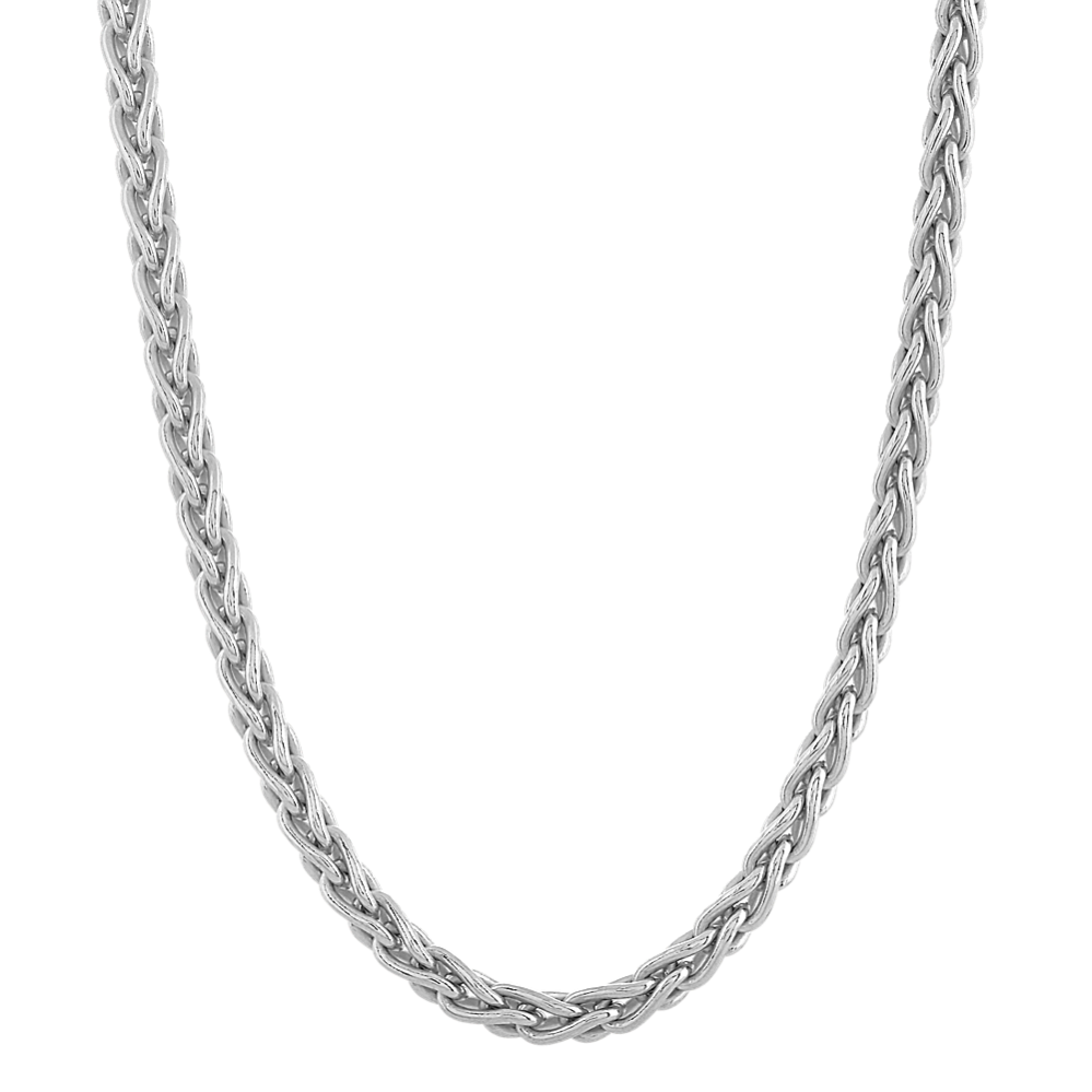 Wheat Chain in Sterling Silver (18 in)