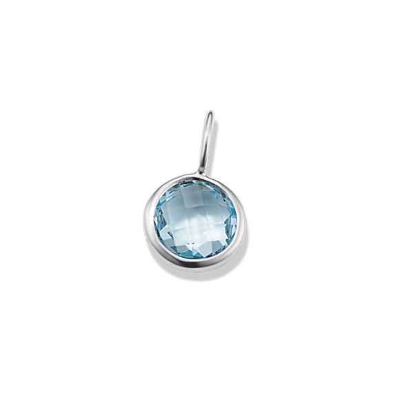 Aquamarine Bezel Charm