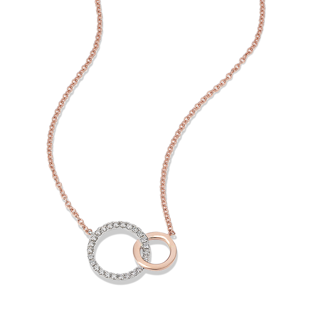 Together Interlocking Circles Diamond Necklace
