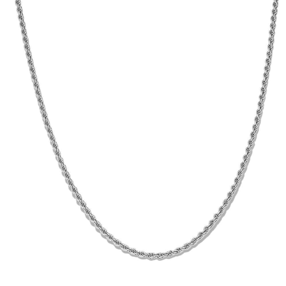 20'' Sterling Silver Rope Chain (1.5mm)
