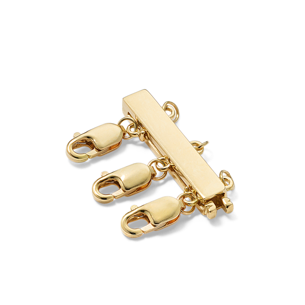 14k gold store layering clasp