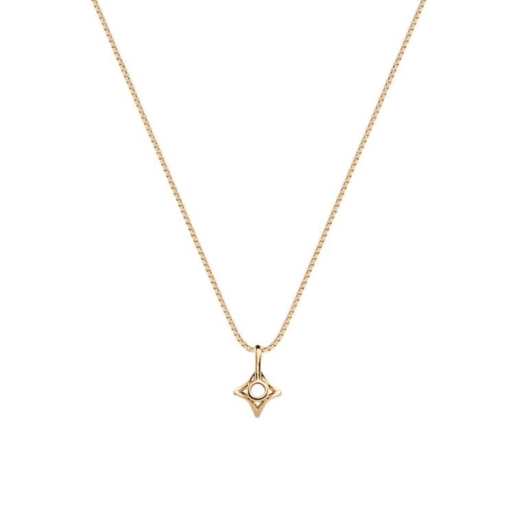 Pick-Your-Gemstone Pendant in 14K Yellow Gold (18 in)