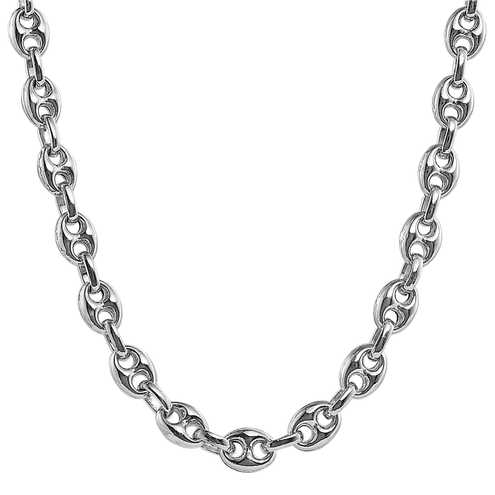 Mariner Chain Necklace in Sterling Silver (18 in)