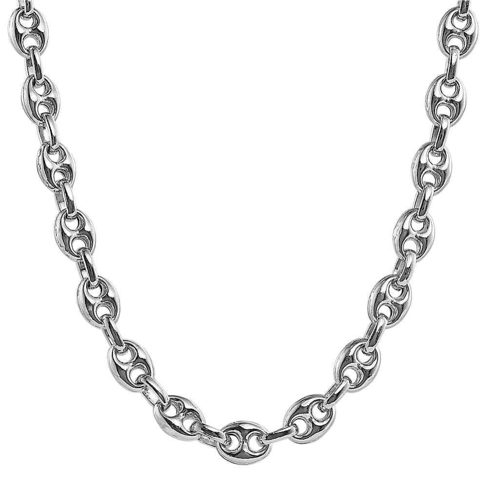 Mariner Chain Necklace in Sterling Silver (18'')