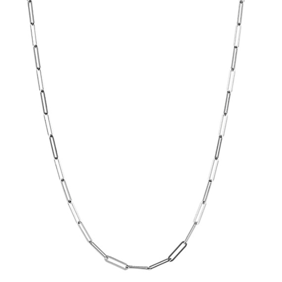 Layered Herringbone Chain in Sterling Silver (16 in)