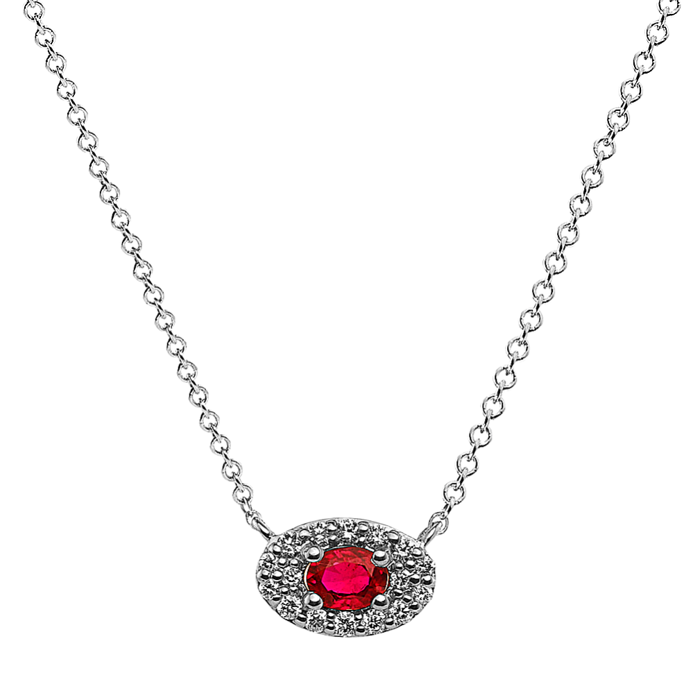 Carmen Ruby & Diamond Necklace
