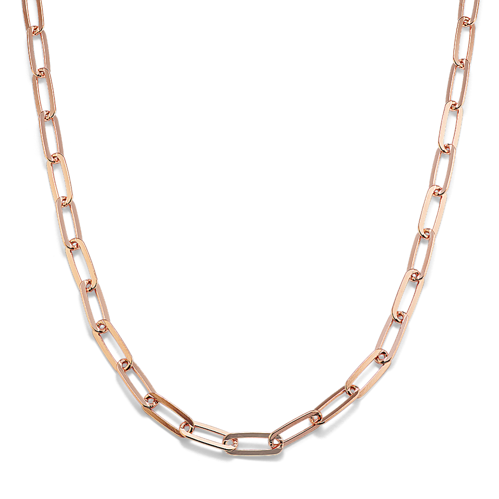 20'' 14K Gold Vermeil T-Bar Paperclip Chain(5.7mm)