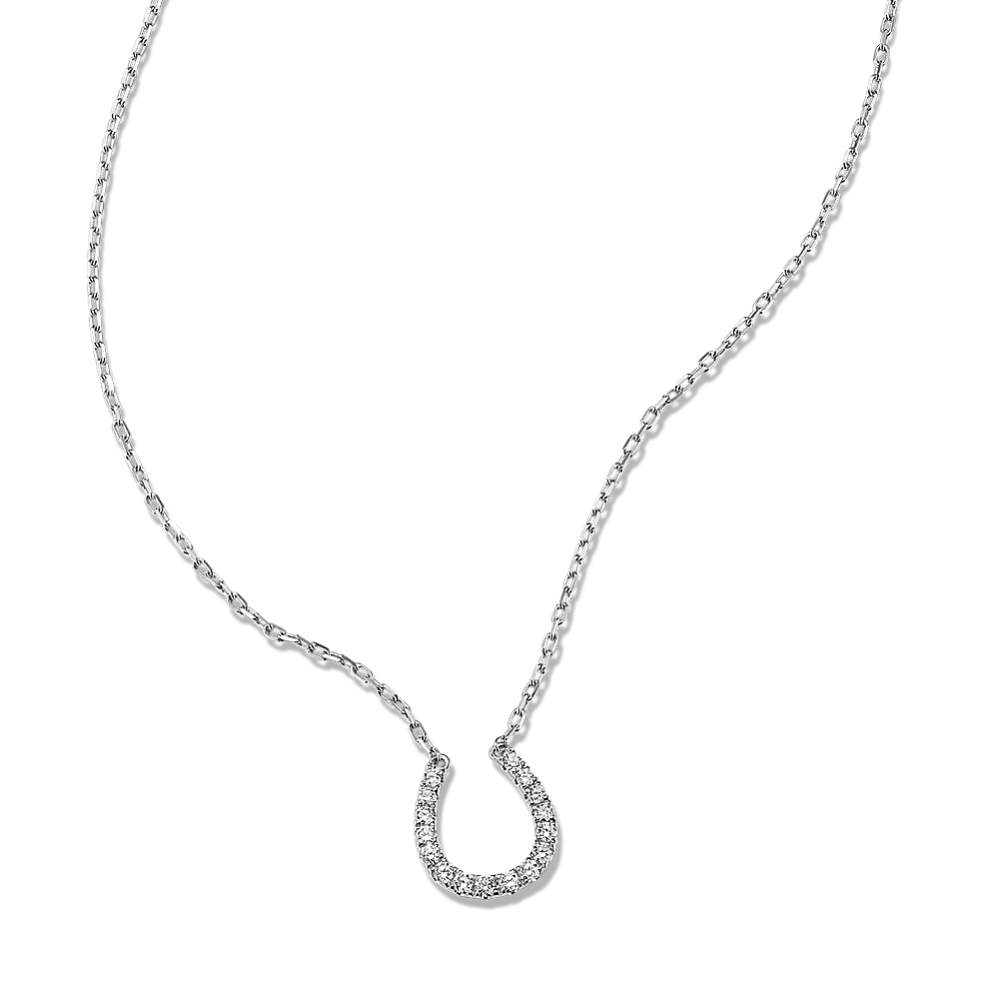 Horseshoe Diamond Pendant