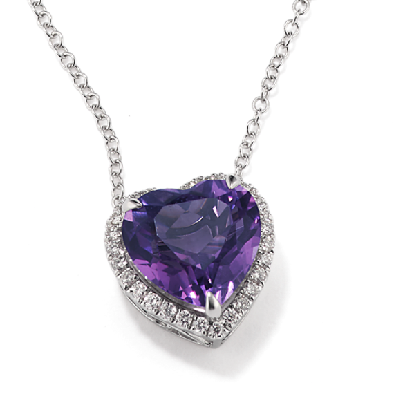 Madeleine Amethyst & Diamond Necklace