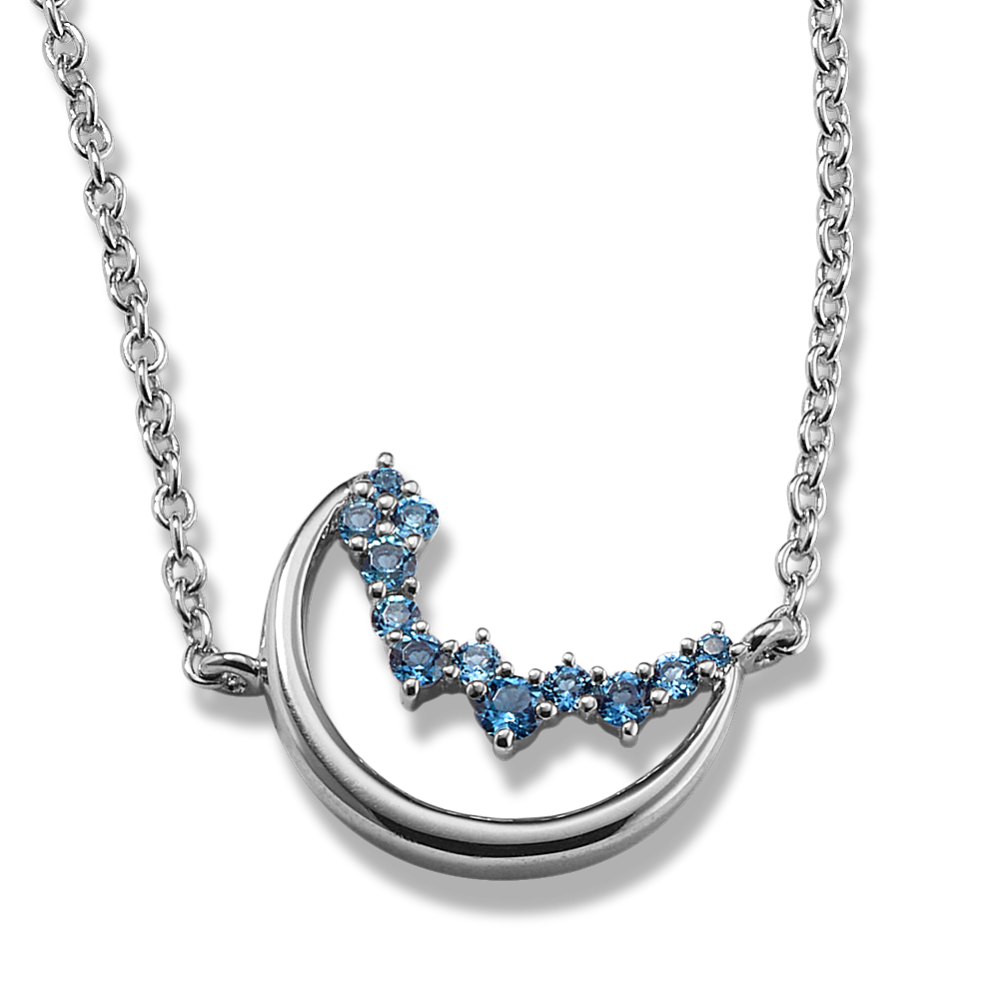 Moonbeam Topaz Pendant (18'')