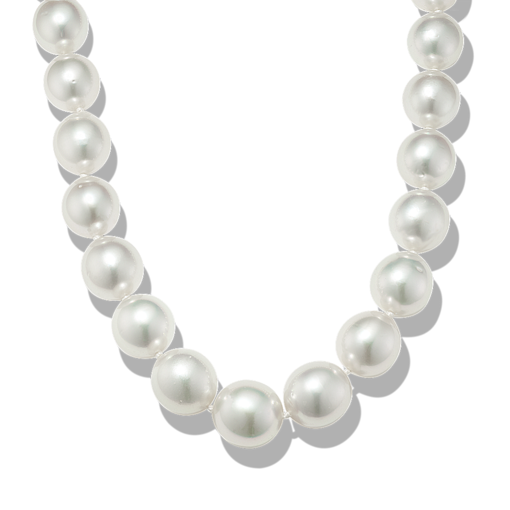 Shane co pearl necklace sales
