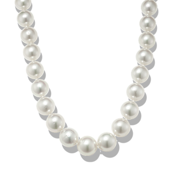 6.5mm Freshwater Cultured Pearl Necklace and Earrings Set (24 in