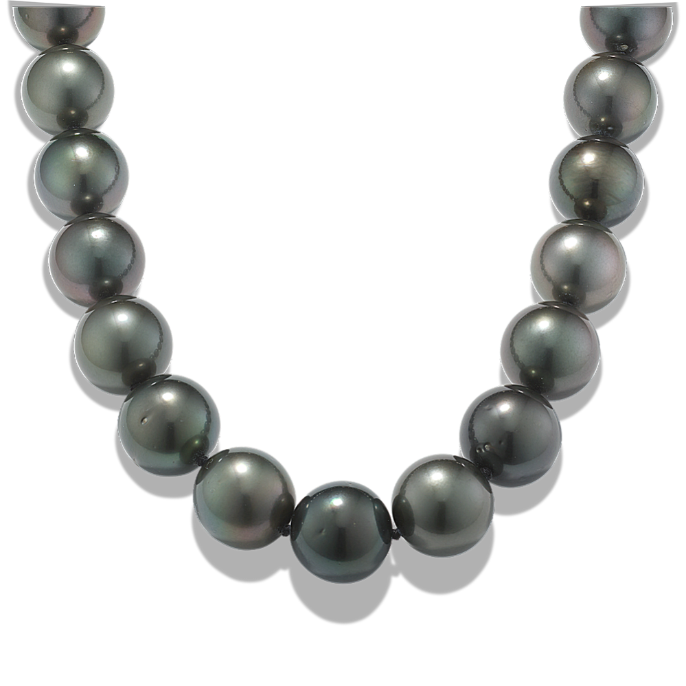 13mm Peacock Cultured Tahitian Pearl Strand