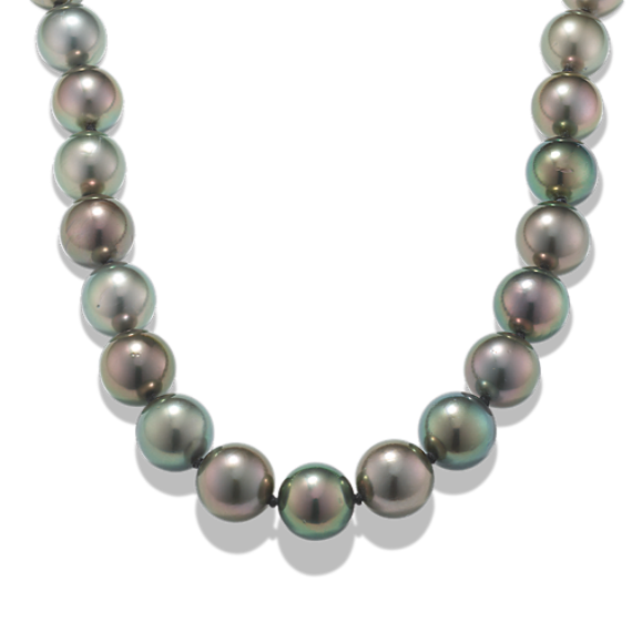 10mm Peacock Cultured Tahitian Pearl Strand