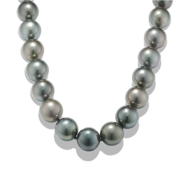 12mm Peacock Cultured Tahitian Pearl Strand