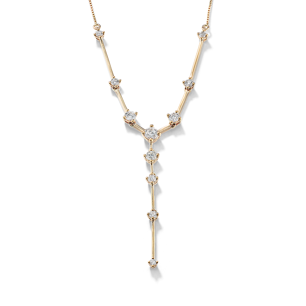 Olivia 0.45 tcw Diamond Lariat Necklace | Shane Co.