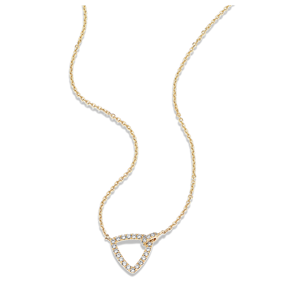 Delta Link Diamond Necklace