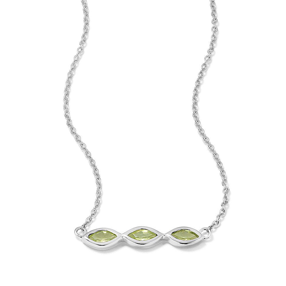Wavelength Peridot Necklace