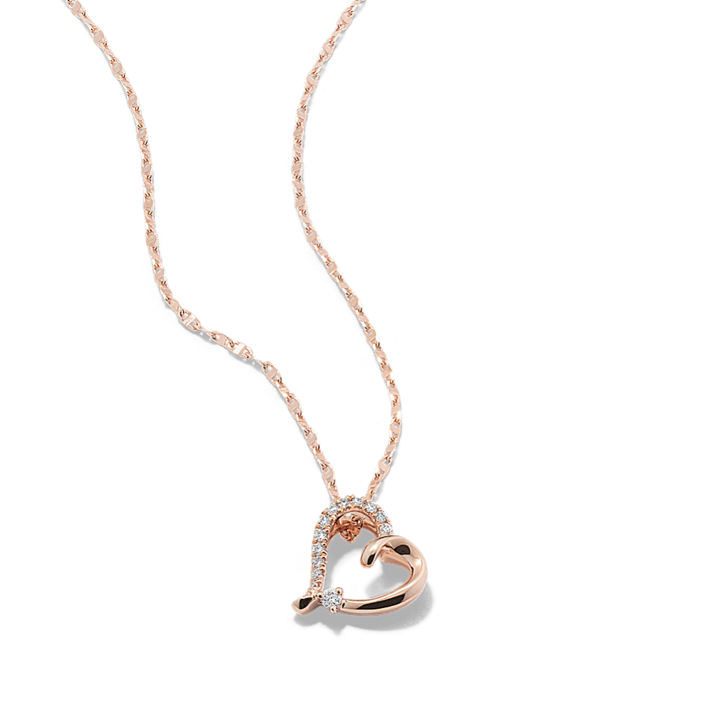 Amora Diamond Heart Pendant