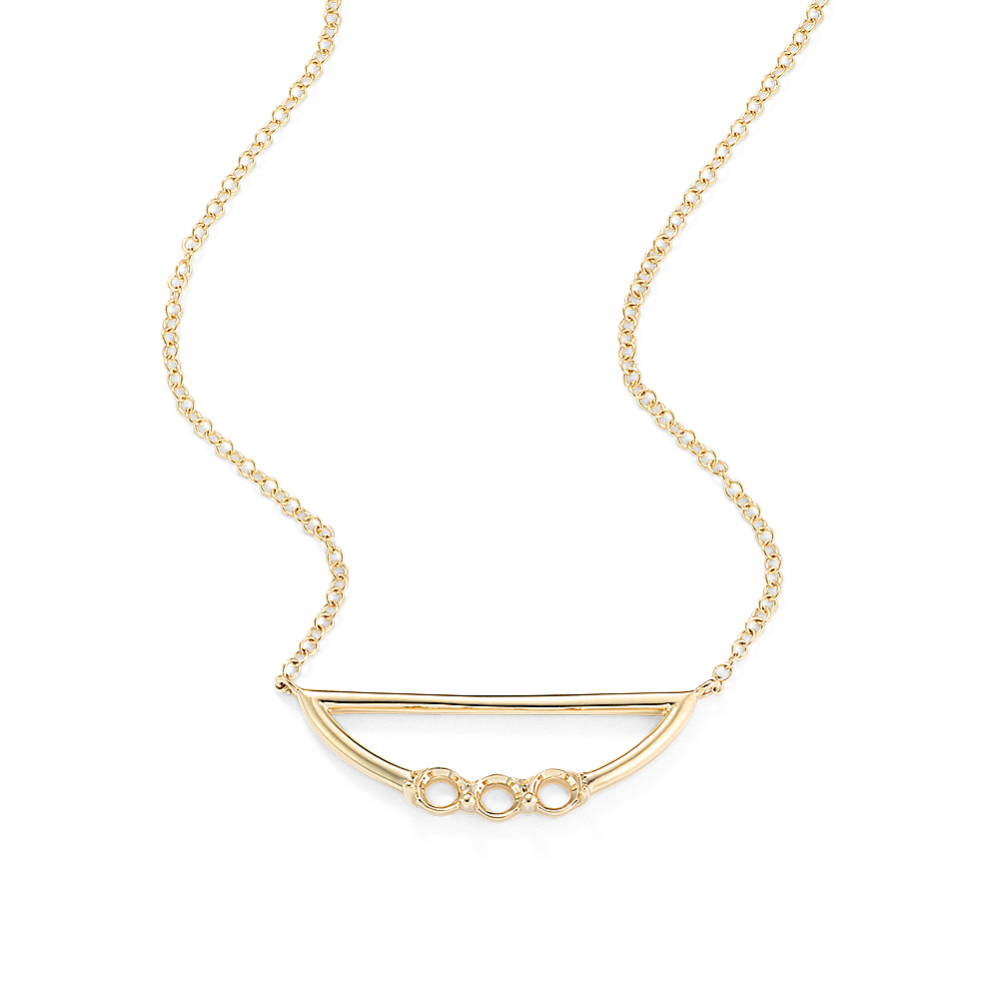 Arched Pick-Your-Gems Necklace