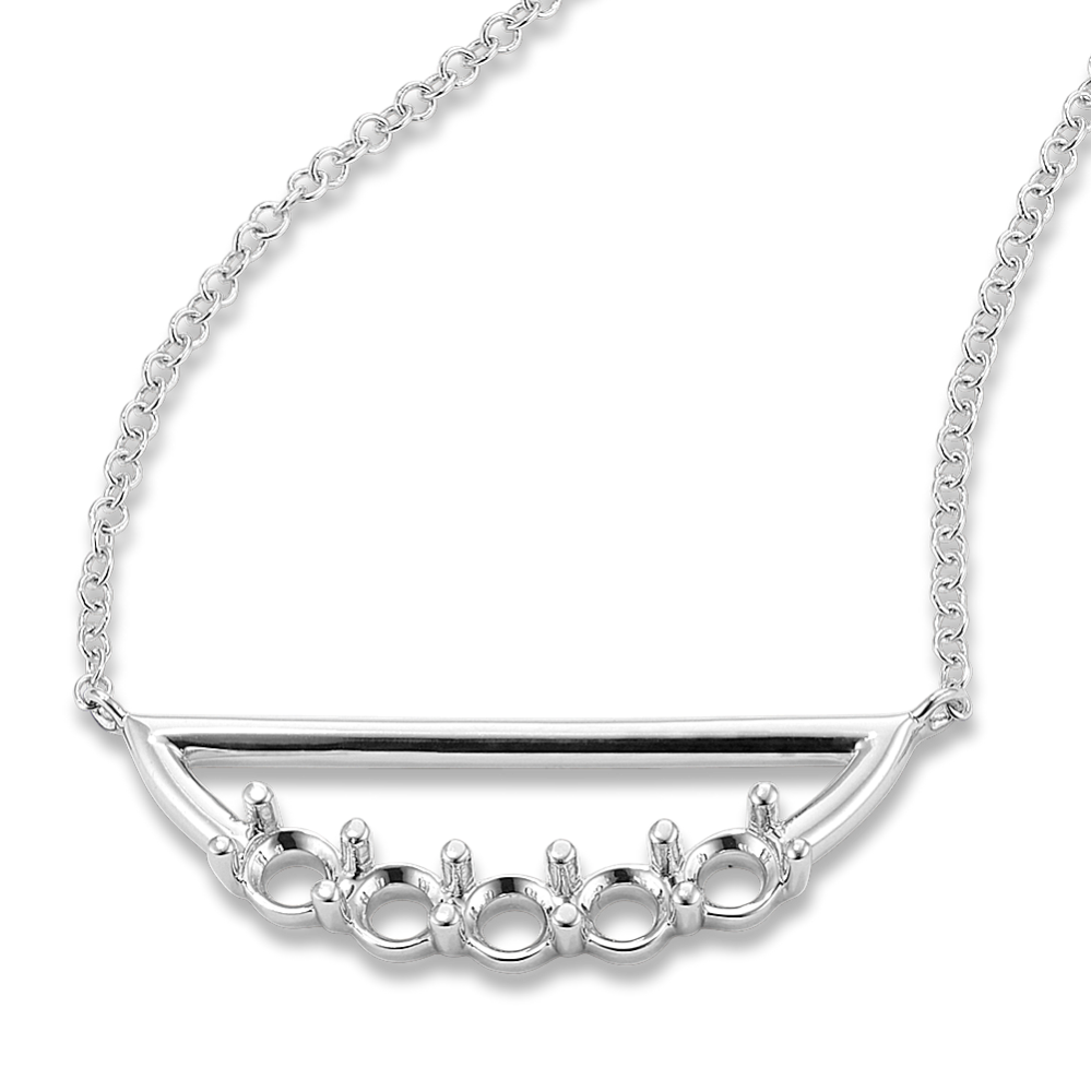 Arched Pick-Your-Gems Necklace