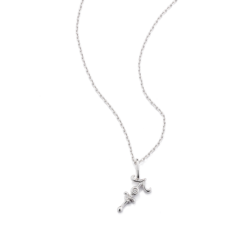 Sagittarius Sign Diamond Pendant