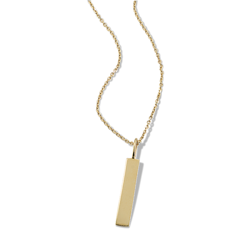 Petite Vertical Bar Mother's Family Birthstone Pendant or Necklace
