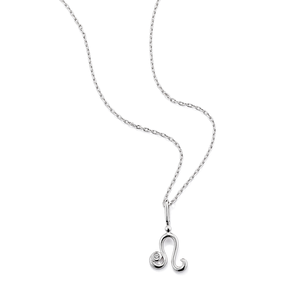 Leo Sign Diamond Pendant