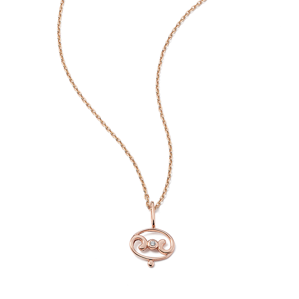 Cancer Sign Diamond Pendant