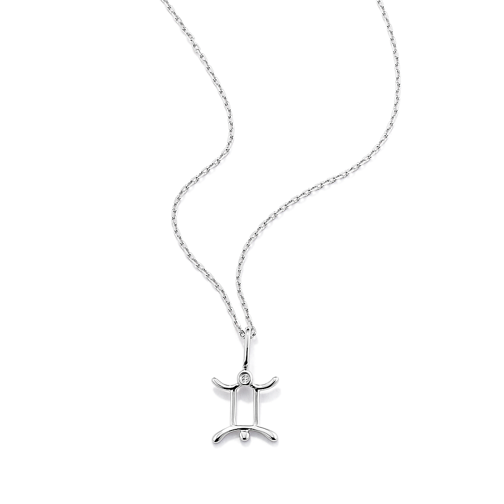 Gemini hot sale diamond necklace