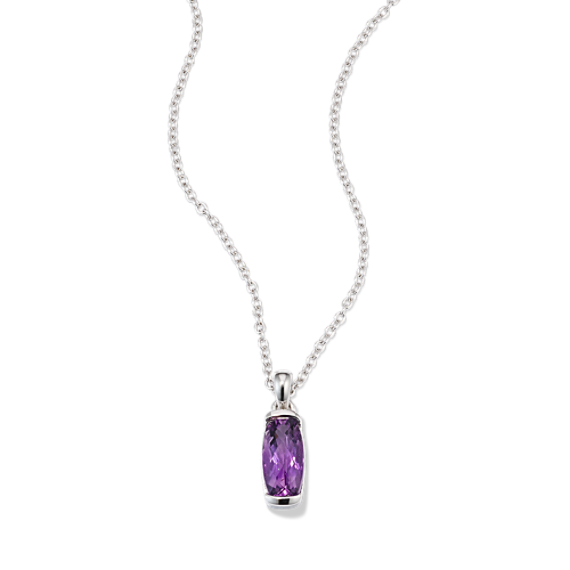 Melina Amethyst Pendant - Sterling Silver