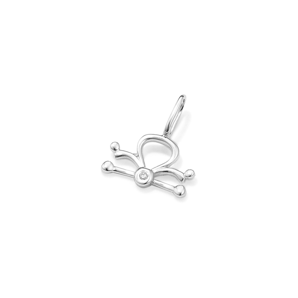 Libra Sign Diamond Charm