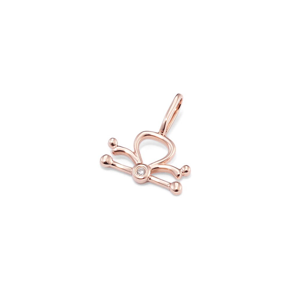 Libra Sign Diamond Charm