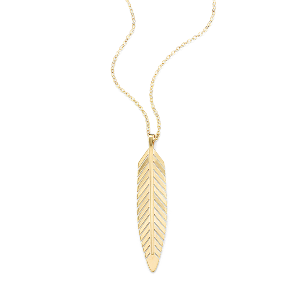 Feather selling pendant