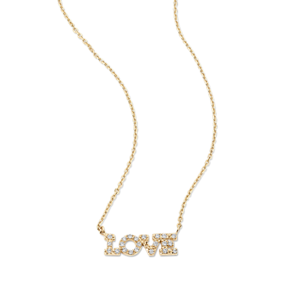 Diamond Love Necklace