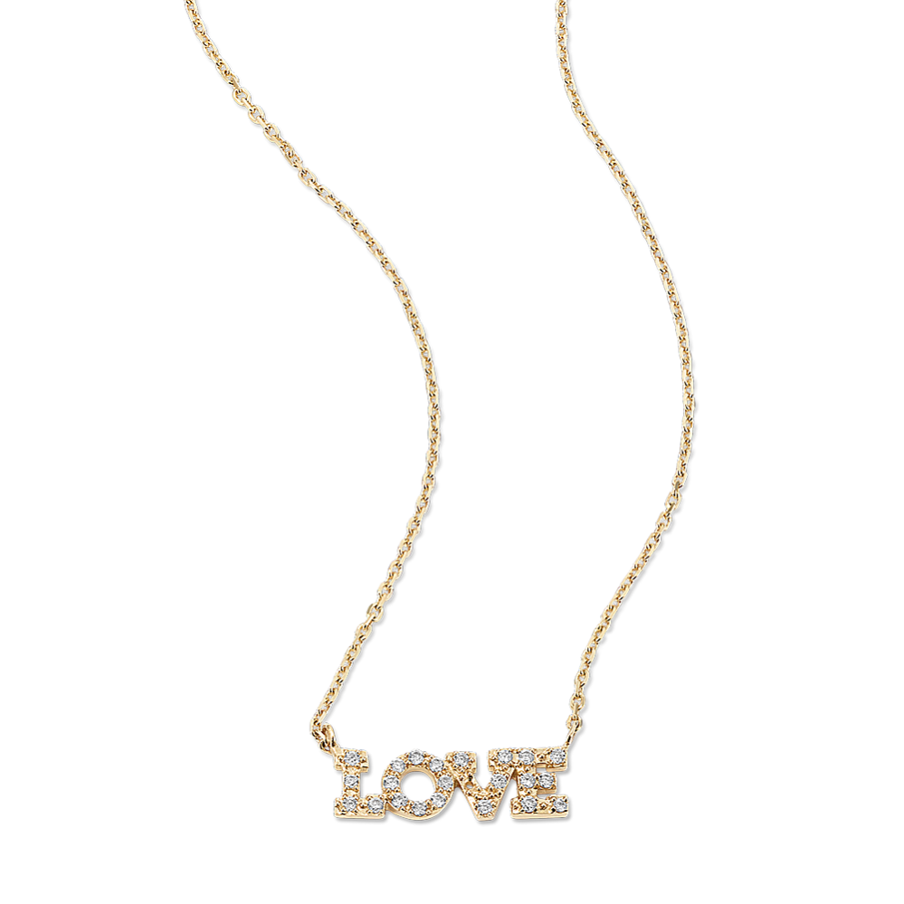 Diamond Love Necklace