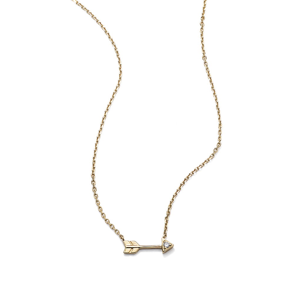 Arrow Diamond Necklace