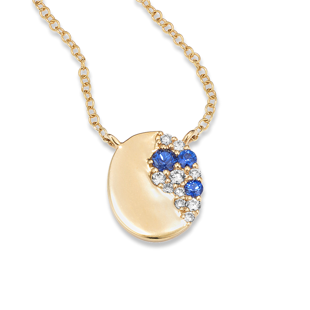 Bloom Sapphire & Diamond Necklace