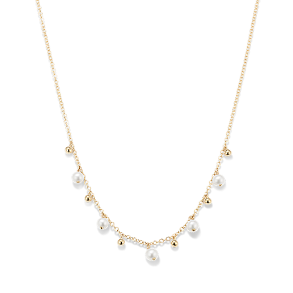 Cultured Freshwater Pearl Droplet Necklace