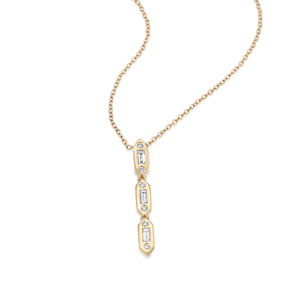 Selena Diamond Drop Pendant