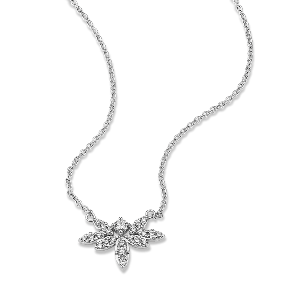 Diamond Dragonfly Necklace