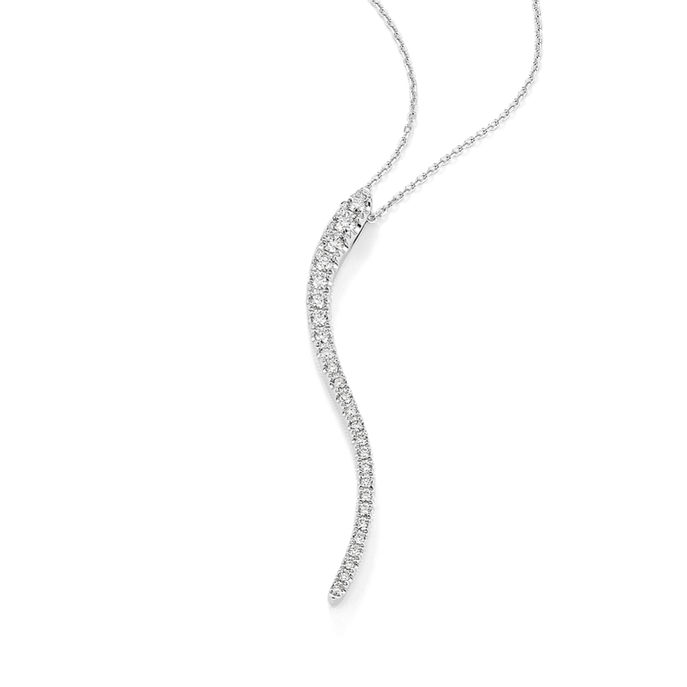 0.65 tcw Diamond Pave Journey Pendant