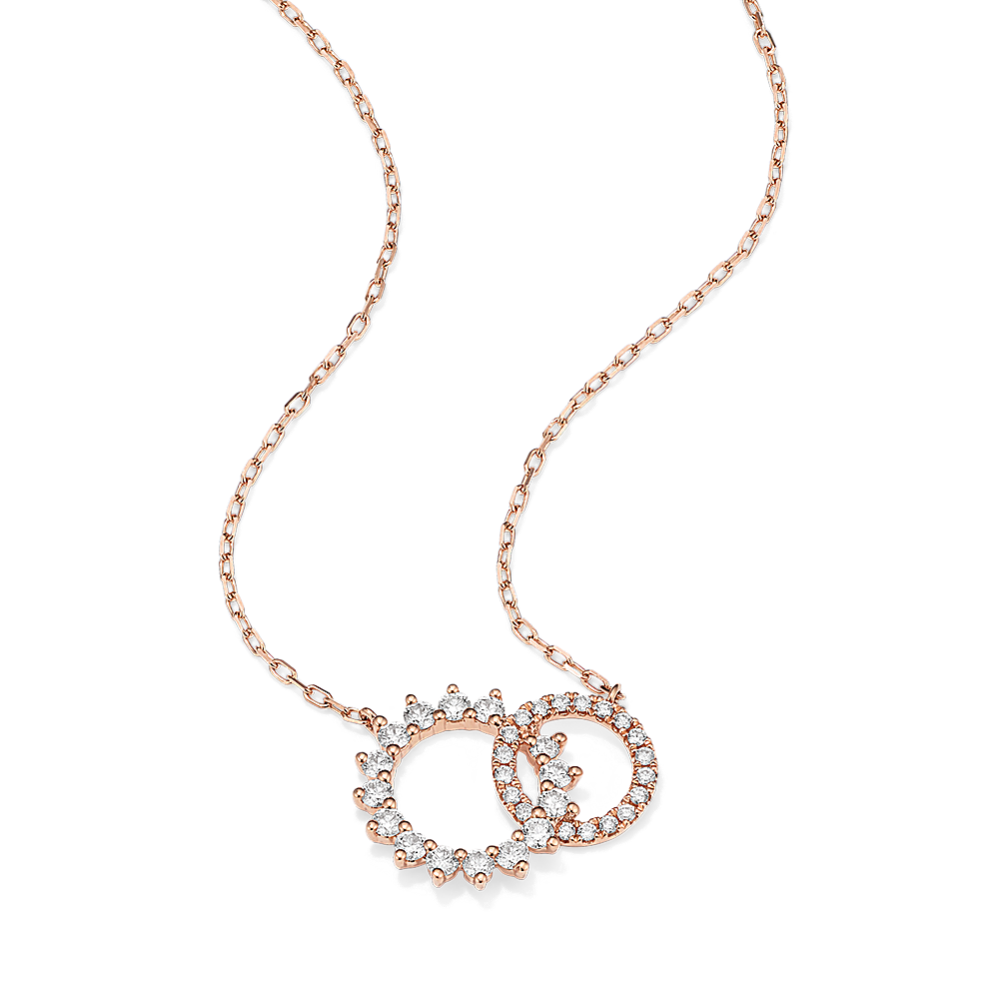 Solar Eclipse Diamond Necklace