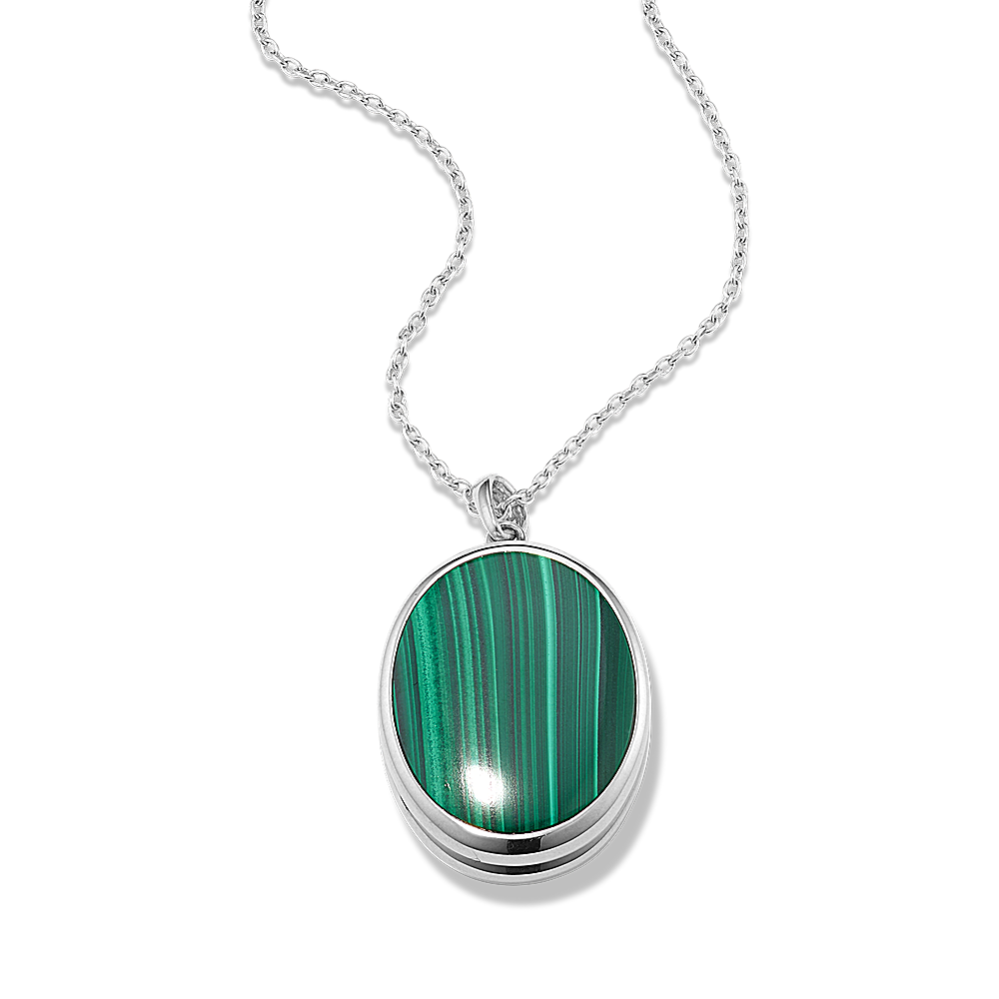 MALACHITE: Malachite Sterling deals Necklace