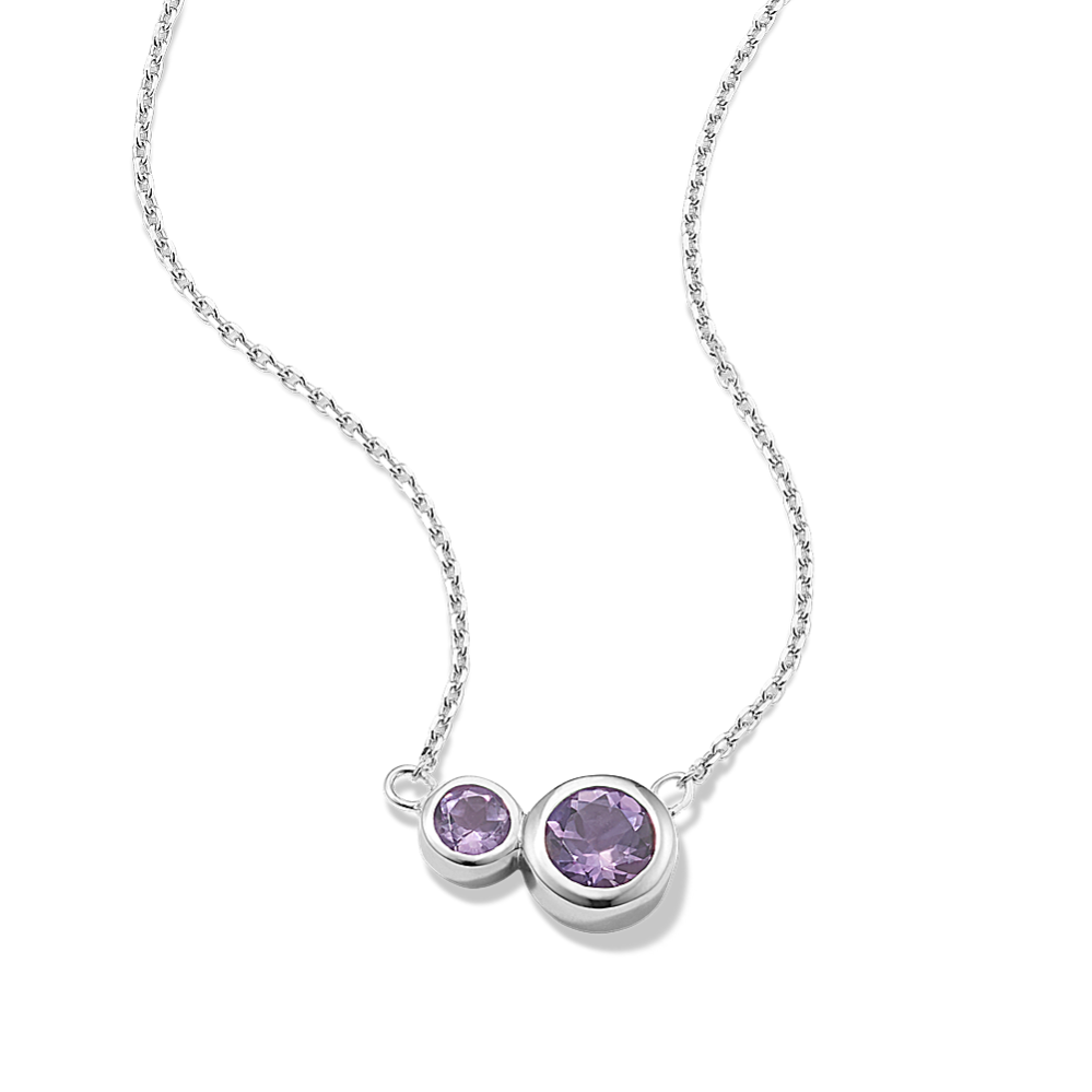 Tiny Bubbles Amethyst Necklace