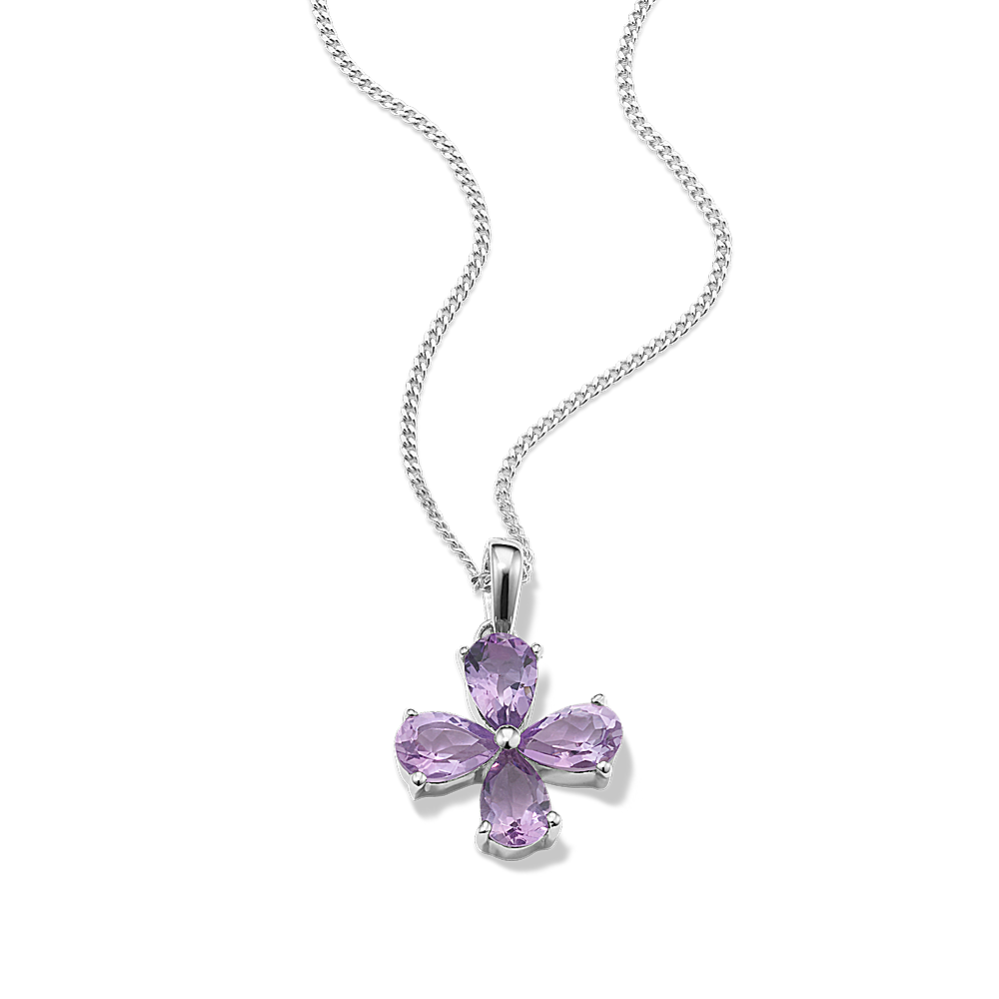 London Manori Amethyst Flower cheapest Necklace